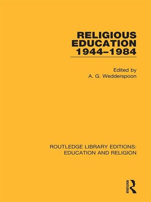 cover image of Religious Education 1944-1984
